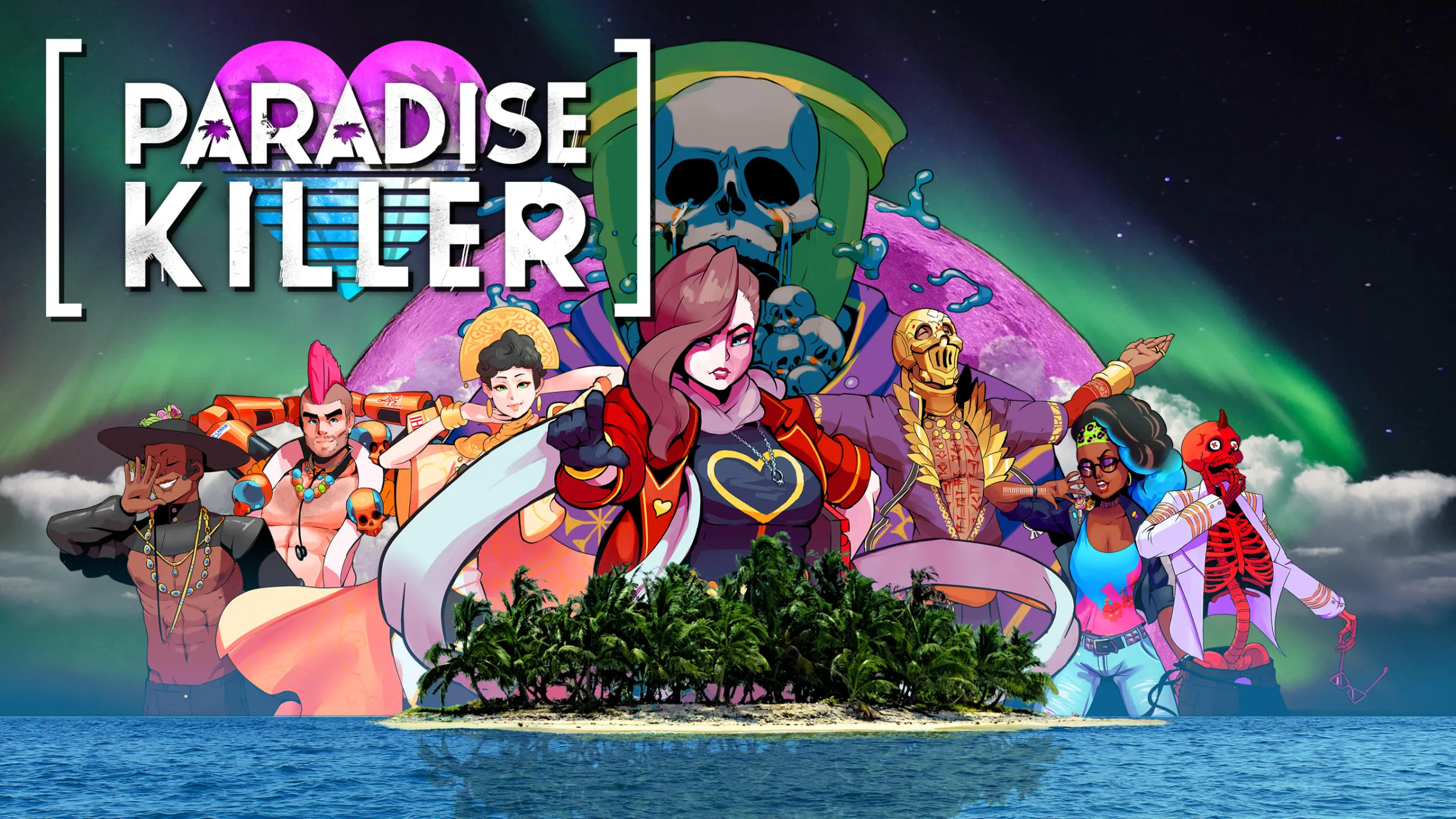 Тайные игры EGS: Paradise Killer — детектив, который можно забрать прямо сейчас
