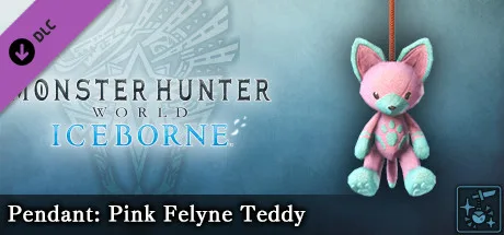 Monster Hunter World: Iceborne - Pendant: Pink Felyne Teddy (DLC)