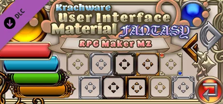 RPG Maker MZ - Krachware User Interface Material FANTASY (DLC)