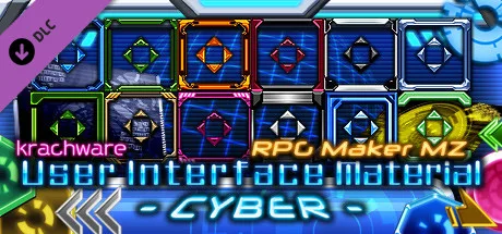 RPG Maker MZ - Krachware User Interface Material CYBER (DLC)