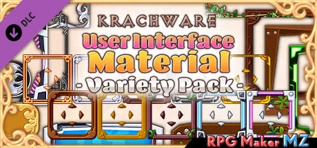 RPG Maker MZ - Krachware User Interface Material Variety Pack (DLC)