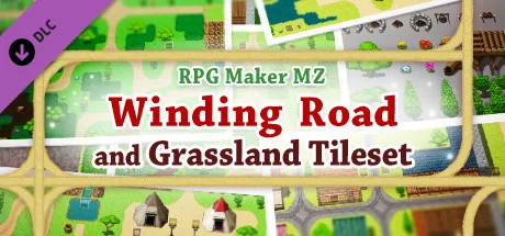 RPG Maker MZ - Winding Road and Grassland Tileset (DLC)