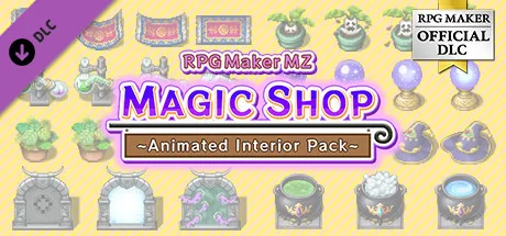 RPG Maker MZ - Magic Shop Animated Interior Pack (DLC)