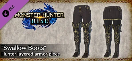 MONSTER HUNTER RISE - "Swallow Boots" Hunter layered armor piece (DLC)