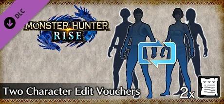 MONSTER HUNTER RISE - Two Character Edit Vouchers (DLC)