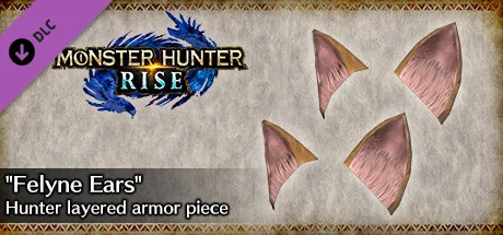 MONSTER HUNTER RISE - "Felyne Ears" Hunter layered armor piece (DLC)