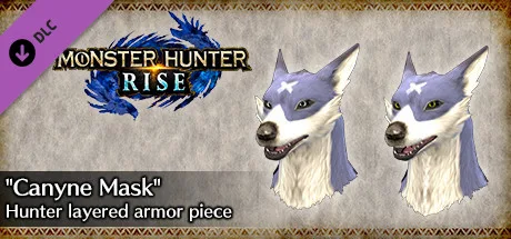 MONSTER HUNTER RISE - "Canyne Mask" Hunter layered armor piece (DLC)