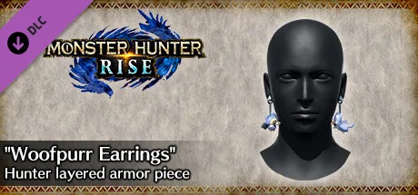 MONSTER HUNTER RISE - "Woofpurr Earrings" Hunter layered armor piece (DLC)
