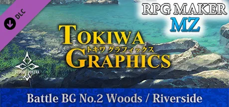 RPG Maker MZ - TOKIWA GRAPHICS Battle BG No.2 Woods/Riverside (DLC)