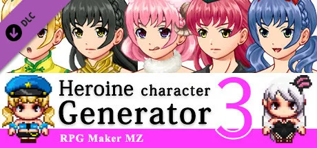 RPG Maker MZ - Heroine Character Generator 3 for MZ (DLC)