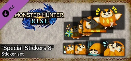 Monster Hunter Rise - "Special Stickers 8" sticker set (DLC)