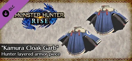 Monster Hunter Rise - "Kamura Cloak Garb" Hunter layered armor piece (DLC)
