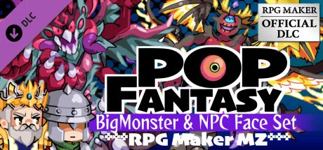 RPG Maker MZ - POP FANTASY BigMonster and NPC Face Set (DLC)