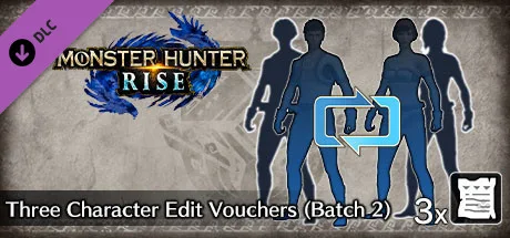 Monster Hunter Rise - Three Character Edit Vouchers (Batch 2) (DLC)