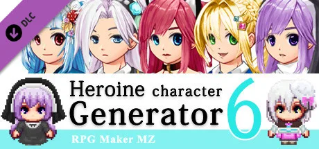 RPG Maker MZ - Heroine Character Generator 6 for MZ (DLC)