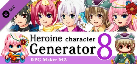 RPG Maker MZ - Heroine Character Generator 8 for MZ (DLC)