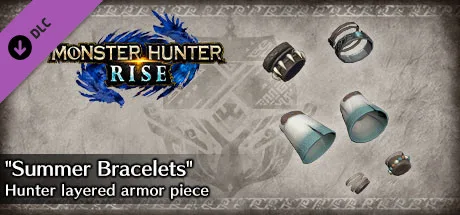 Monster Hunter Rise - "Summer Bracelets" Hunter layered armor piece (DLC)