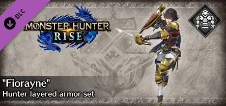 Monster Hunter Rise - "Fiorayne" Hunter layered armor set (DLC)