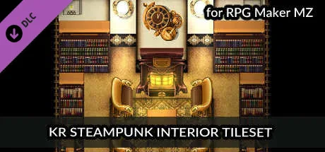 RPG Maker MZ - KR Steampunk Interior Tileset (DLC)
