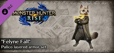 Monster Hunter Rise - "Felyne Fall" Palico Layered Armor Set (DLC)