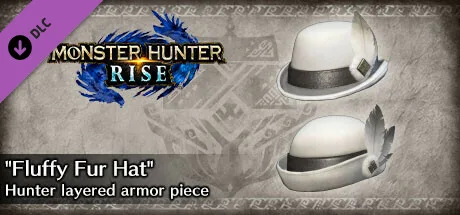 Monster Hunter Rise - "Fluffy Fur Hat" Hunter layered armor piece (DLC)