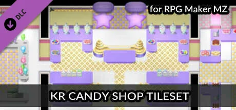 RPG Maker MZ - KR Candy Shop Tileset (DLC)