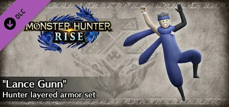 Monster Hunter Rise - "Lance Gunn" Hunter layered armor set (DLC)