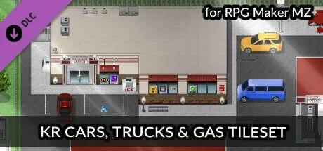 RPG Maker MZ - KR Transportation Station - Cars Trucks and Gas Tileset (DLC)
