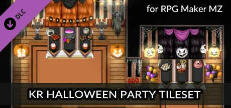 RPG Maker MZ - KR Halloween Party Tileset (DLC)