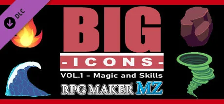RPG Maker MZ - Big Icons Vol 1 - Magic and Skills (DLC)