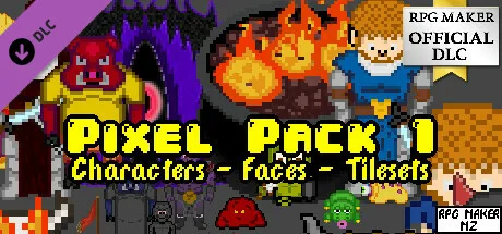 RPG Maker MZ - Pixel Pack 1 Characters - Faces - Tilesets (DLC)