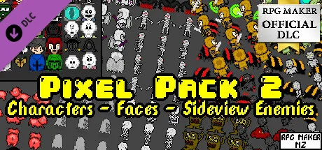 RPG Maker MZ - Pixel Pack 2 Characters - Faces - Sideview Enemies (DLC)