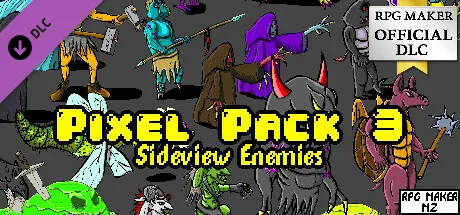 RPG Maker MZ - Pixel Pack 3 Sideview Enemies (DLC)