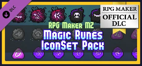 RPG Maker MZ - MAGIC RUNES ICONSET PACK (DLC)