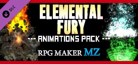 RPG Maker MZ - Elemental Fury Animations Pack (DLC)