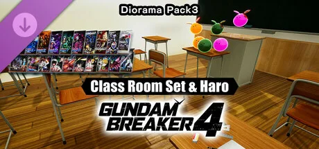GUNDAM BREAKER 4 - Diorama Pack 3 - Class Room Set & Haro (DLC)