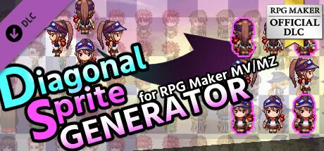 RPG Maker MZ - Diagonal Sprite Generator (DLC)