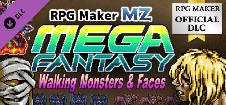 RPG Maker MZ - MEGA FANTASY Walking Monsters and Faces (DLC)