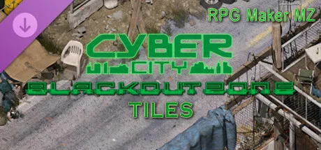 RPG Maker MZ - CyberCity BlackoutZone Tiles (DLC)