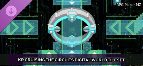 RPG Maker MZ - KR Cruising the Circuits Digital World Tileset (DLC)