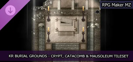 RPG Maker MZ - KR Burial Grounds - Crypt, Catacomb and Mausoleum Tileset (DLC)