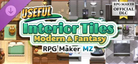 RPG Maker MZ - Useful Interior Tiles Modern and Fantasy (DLC)