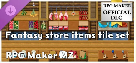 RPG Maker MZ - Fantasy store items tile set (DLC)