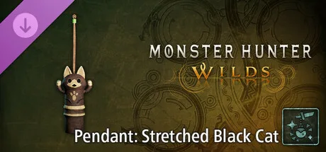 Monster Hunter Wilds - Pendant: Stretched Black Cat (DLC)