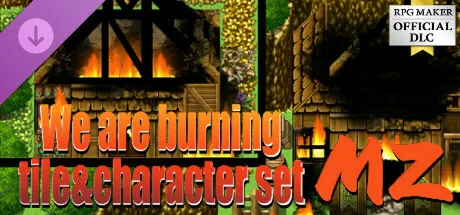 RPG Maker MZ - We are burning tile and character set (DLC)