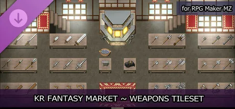 RPG Maker MZ - KR Fantasy Market - Weapons Tileset (DLC)