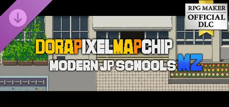 RPG Maker MZ - DorapixelMapChips - Modern JP Schools (DLC)