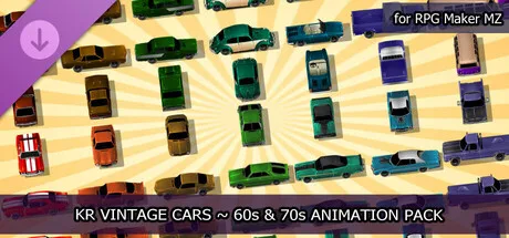 RPG Maker MZ - KR Vintage Cars - 60s and 70s Animation Pack (DLC)