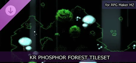 RPG Maker MZ - KR Phosphor Forest Tileset (DLC)