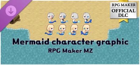 RPG Maker MZ - Mermaid character graphic (DLC)